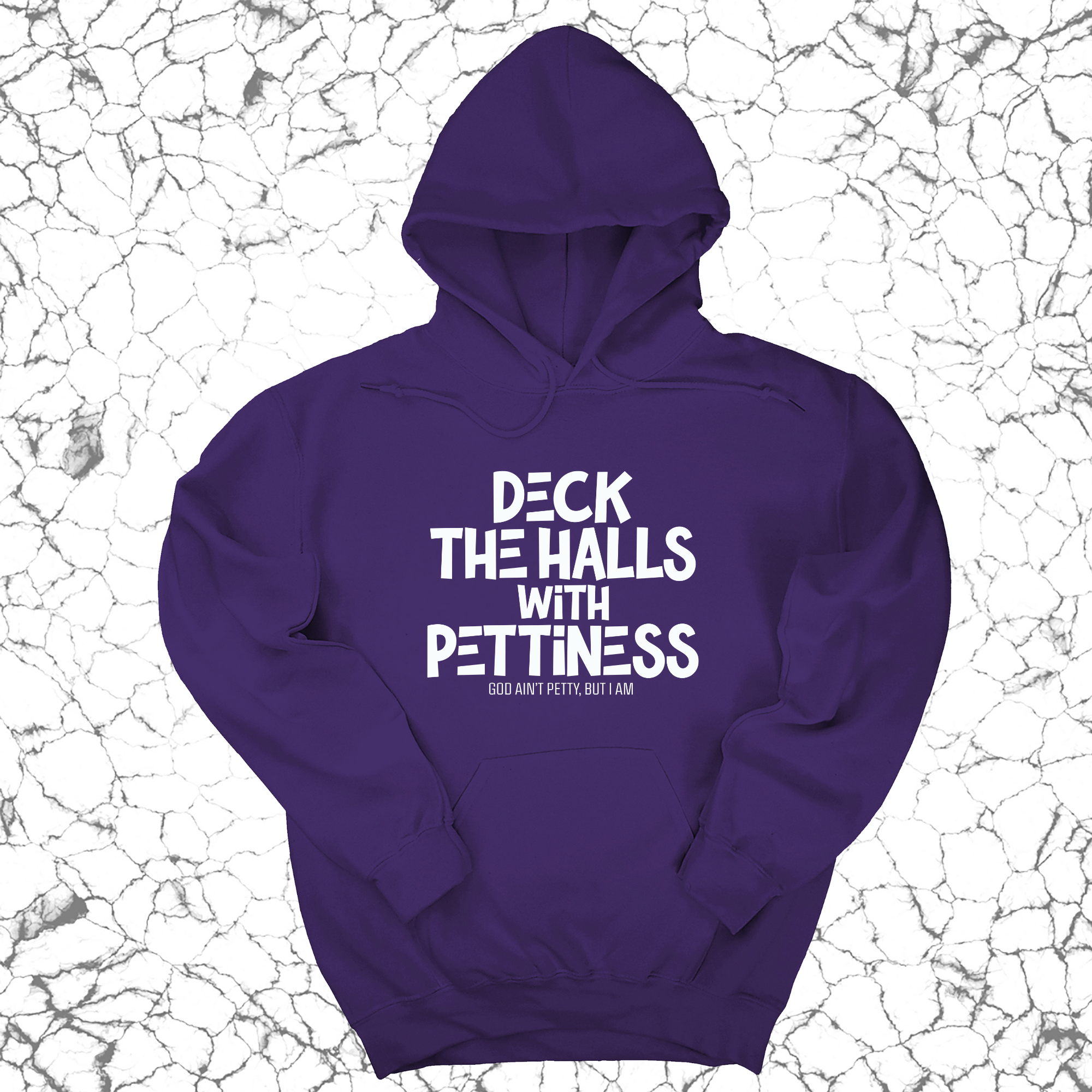 *HOODIE* Deck the Halls with Pettiness Unisex Hoodie-Hoodie-The Original God Ain't Petty But I Am