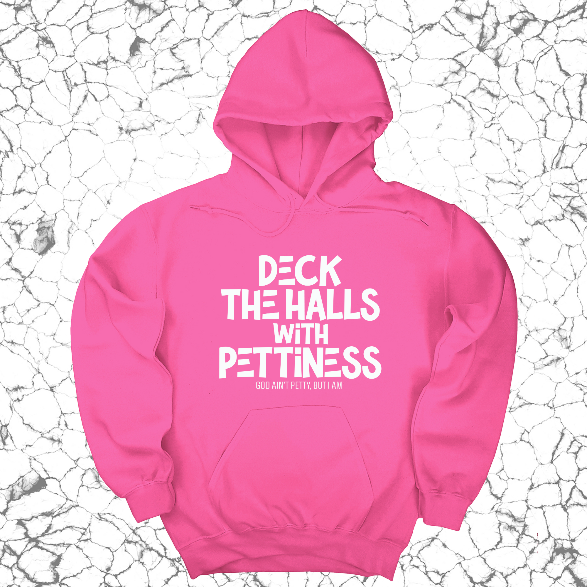 *HOODIE* Deck the Halls with Pettiness Unisex Hoodie-Hoodie-The Original God Ain't Petty But I Am