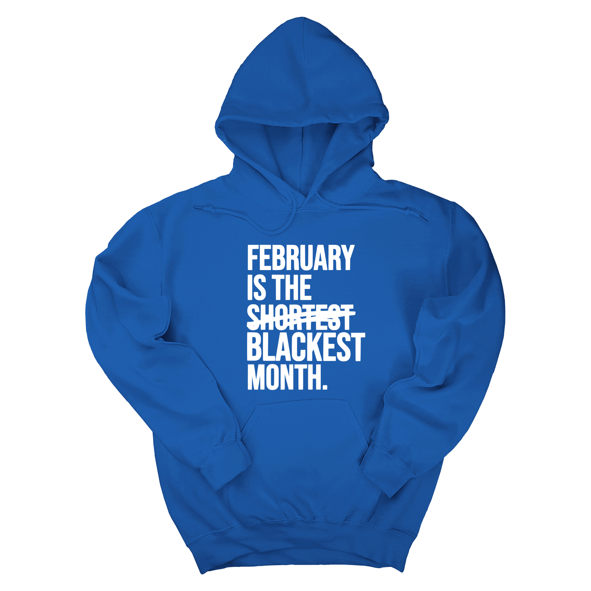 *HOODIE* February is the Blackest Month Unisex Hoodie-Hoodie-The Original God Ain't Petty But I Am
