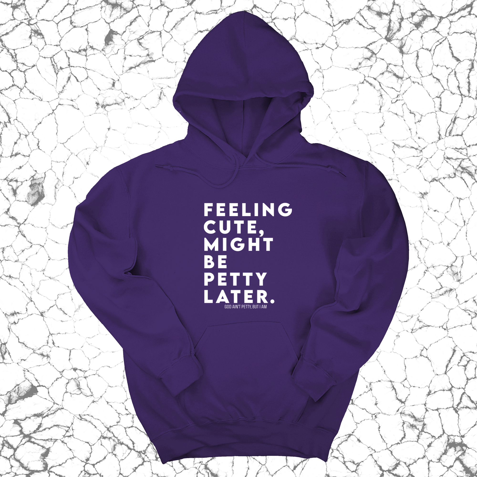 *HOODIE* Feeling cute, might be petty later Unisex Hoodie-Hoodie-The Original God Ain't Petty But I Am