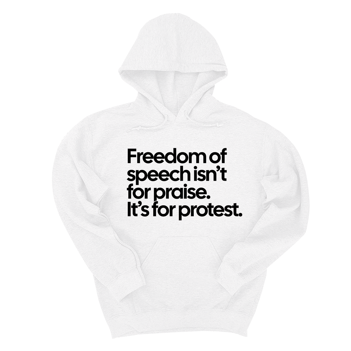 *HOODIE* Freedom of Speech Isn’t for Praise. It’s for Protest Unisex Hoodie-Hoodie-The Original God Ain't Petty But I Am