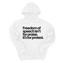 *HOODIE* Freedom of Speech Isn’t for Praise. It’s for Protest Unisex Hoodie-Hoodie-The Original God Ain't Petty But I Am