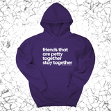 *HOODIE* Friends that are petty together stay together Unisex Hoodie-Hoodie-The Original God Ain't Petty But I Am