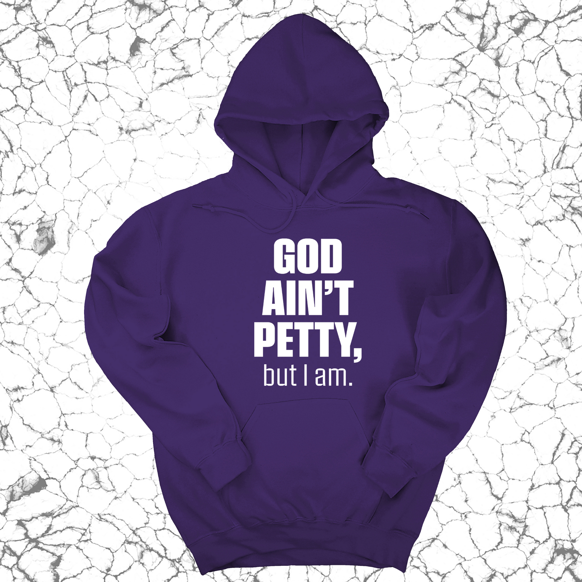 *HOODIE* God Ain't Petty UNISEX HOODIE-Hoodie-The Original God Ain't Petty But I Am