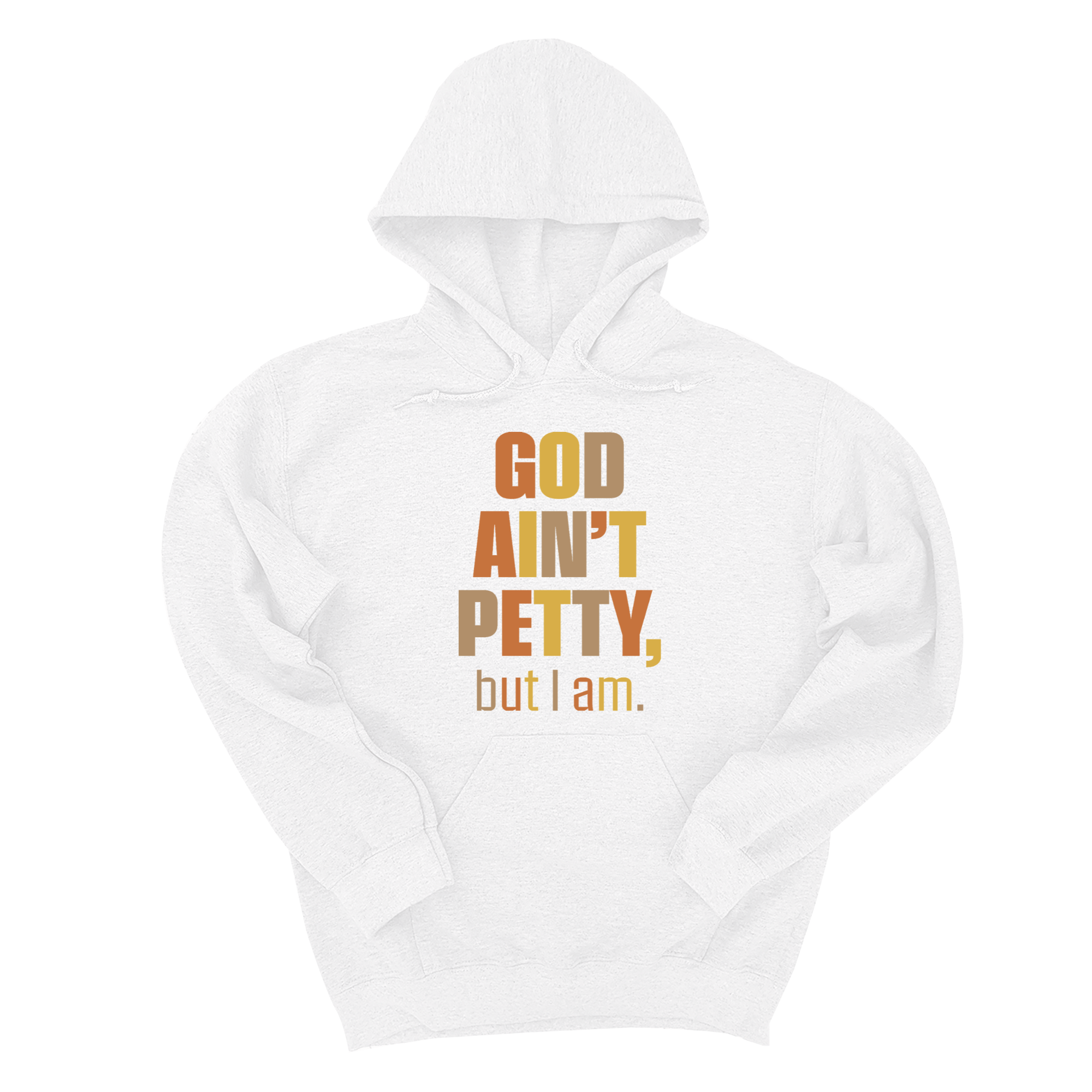 *HOODIE* God Ain't Petty Unisex Hoodie (Fall Colors 🍁)-Hoodie-The Original God Ain't Petty But I Am