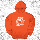 *HOODIE* God's Pettiest Soldier Unisex Hoodie-Hoodie-The Original God Ain't Petty But I Am