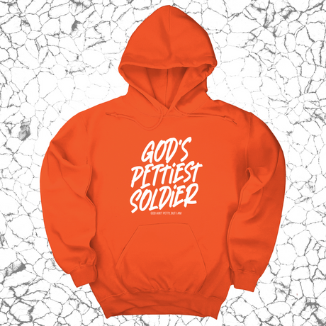 *HOODIE* God's Pettiest Soldier Unisex Hoodie-Hoodie-The Original God Ain't Petty But I Am
