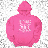 *HOODIE* Here comes the bride and her Petty side Unisex Hoodie-Hoodie-The Original God Ain't Petty But I Am
