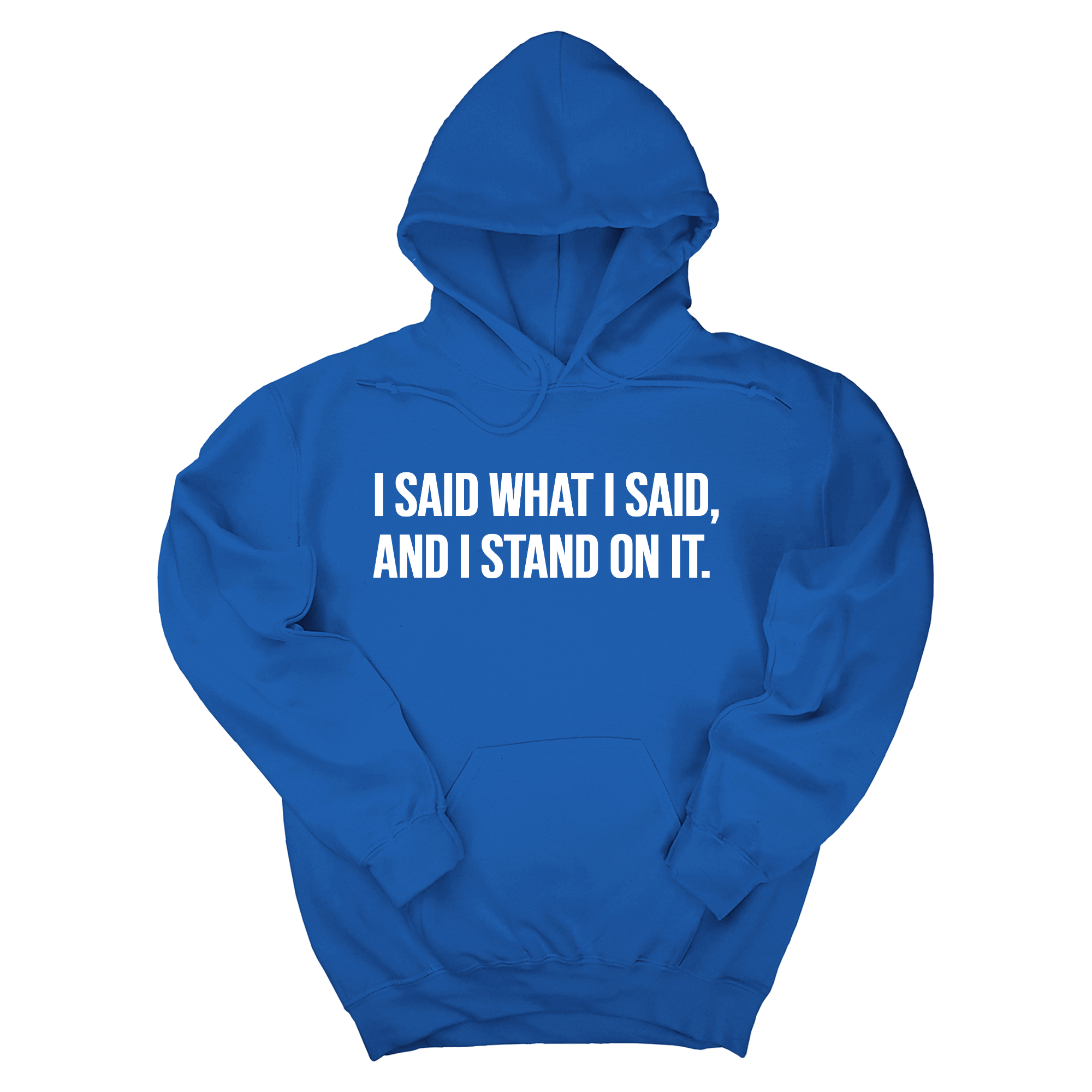*HOODIE* I Said What I Said and I Stand on It Unisex Hoodie-Hoodie-The Original God Ain't Petty But I Am
