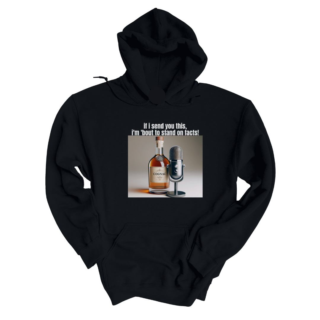 *HOODIE* If I Send You This I'm 'Bout to Stand on Facts Unisex Hoodie-Hoodie-The Original God Ain't Petty But I Am