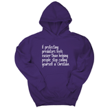 *HOODIE* If Protecting Predators Feels Easier Than Helping People, Stop Calling Yourself a Christian Unisex Hoodie-Hoodie-The Original God Ain't Petty But I Am