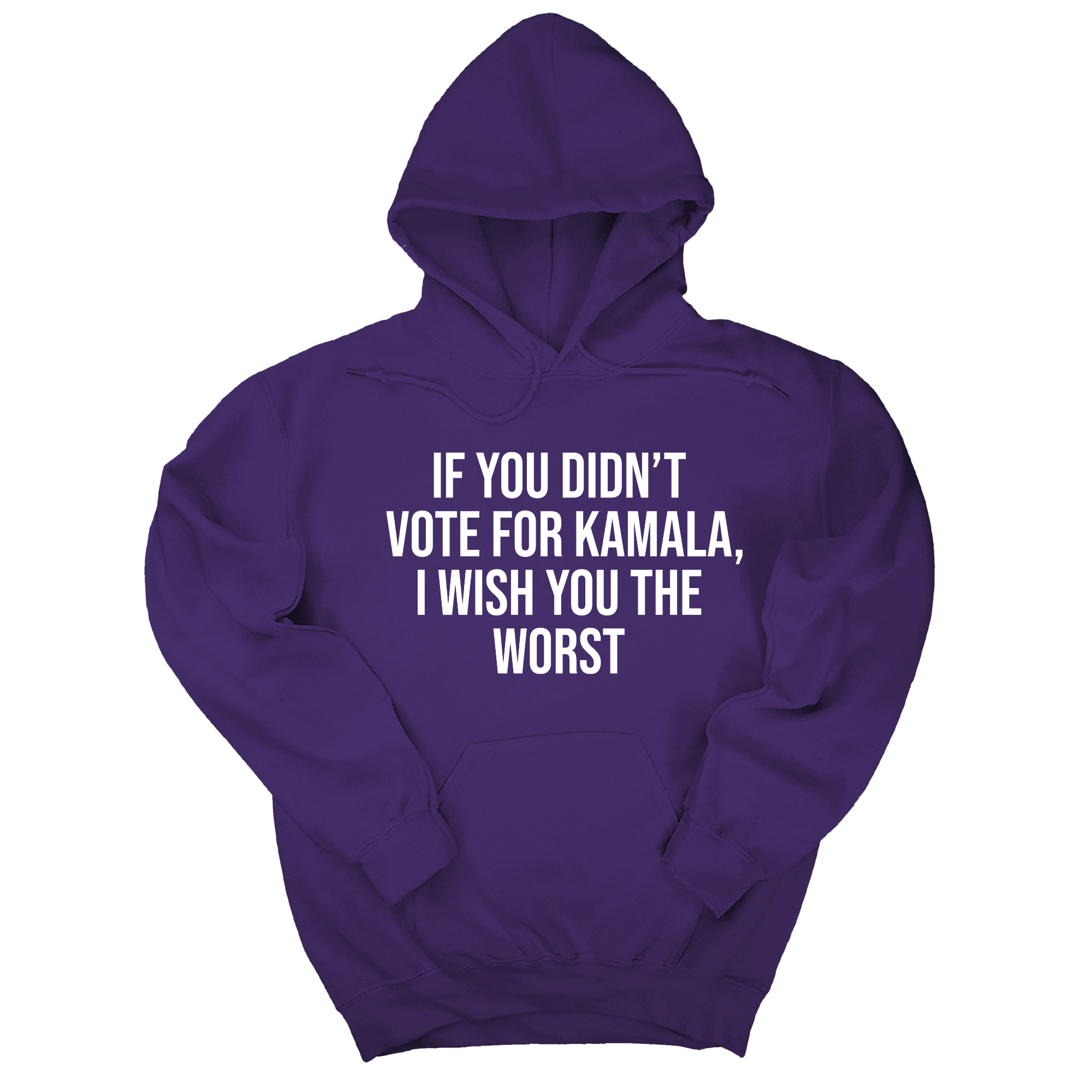 *HOODIE* If You Didn’t Vote for Kamala, I Wish You the Worst Unisex Hoodie-Hoodie-The Original God Ain't Petty But I Am