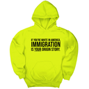 *HOODIE* If you're white in America, IMMIGRATION is your origin story Unisex Hoodie-Hoodie-The Original God Ain't Petty But I Am