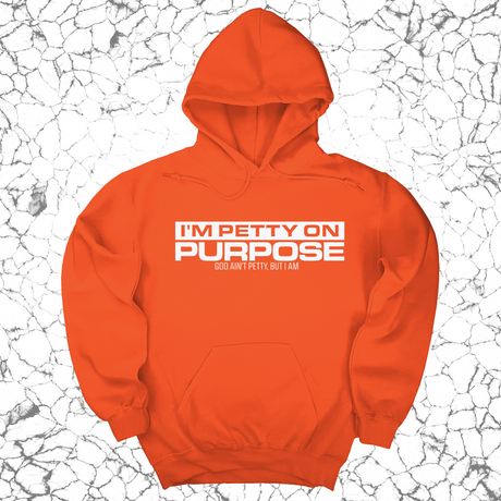 *HOODIE* I'm Petty on Purpose Unisex Hoodie-Hoodie-The Original God Ain't Petty But I Am