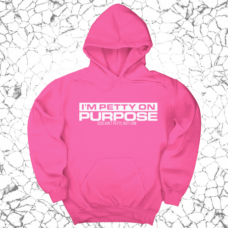 *HOODIE* I'm Petty on Purpose Unisex Hoodie-Hoodie-The Original God Ain't Petty But I Am