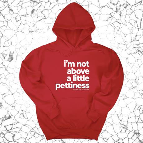 *HOODIE* I'm not above a little pettiness Unisex Hoodie-Hoodie-The Original God Ain't Petty But I Am