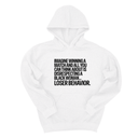 *HOODIE* Imagine Winning a Match and All You Can Think About Is Disrespecting a Black Woman. Loser Behavior Unisex Hoodie-Hoodie-The Original God Ain't Petty But I Am