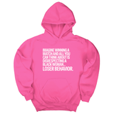 *HOODIE* Imagine Winning a Match and All You Can Think About Is Disrespecting a Black Woman. Loser Behavior Unisex Hoodie-Hoodie-The Original God Ain't Petty But I Am
