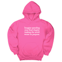 *HOODIE* Imagine spending your final chapter making the world worse on purpose Unisex Hoodie-Hoodie-The Original God Ain't Petty But I Am