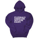 *HOODIE* It literally costs less not to be racist Unisex Hoodie-Hoodie-The Original God Ain't Petty But I Am