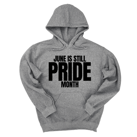 *HOODIE* June is Still Pride Month Unisex Hoodie-Hoodie-The Original God Ain't Petty But I Am