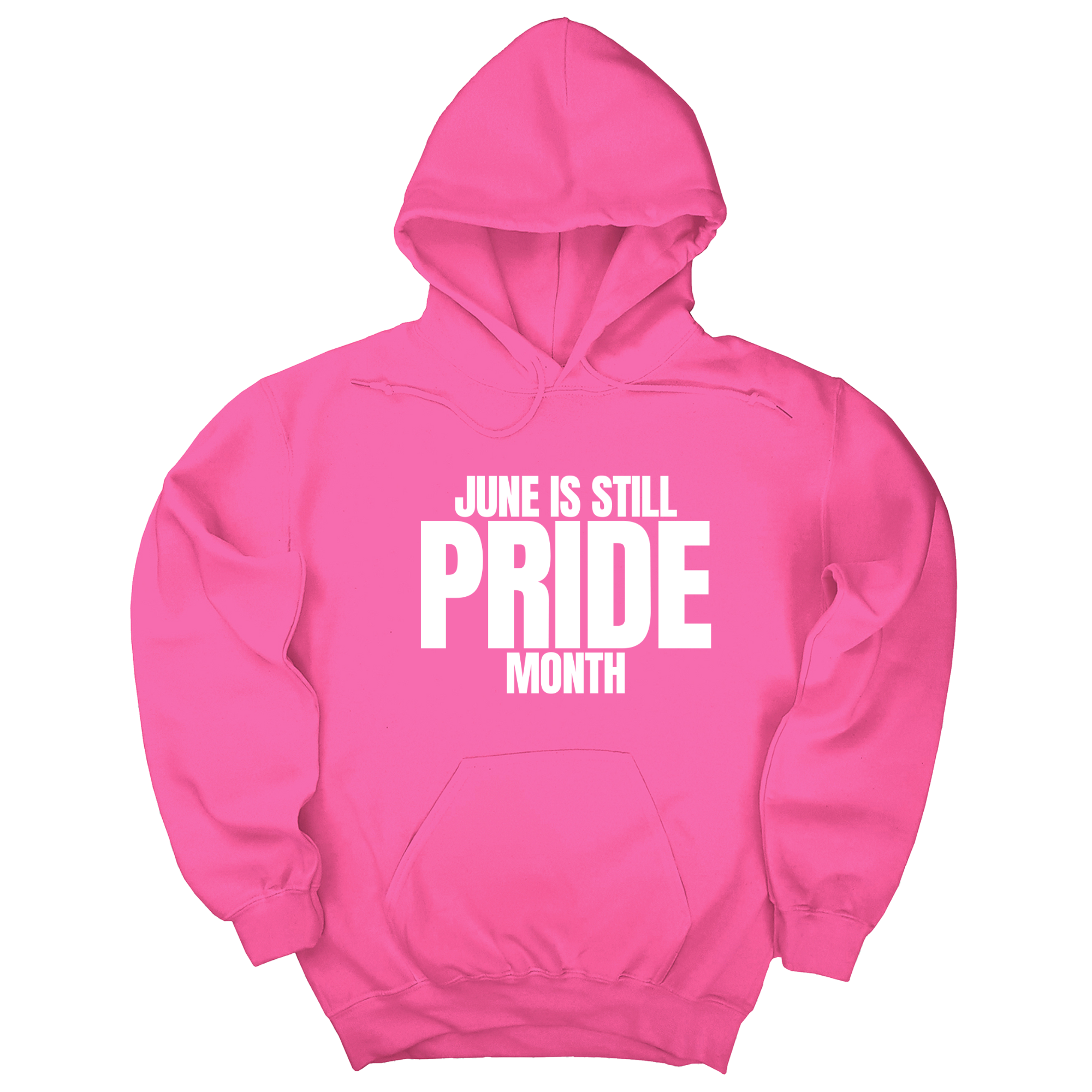 *HOODIE* June is Still Pride Month Unisex Hoodie-Hoodie-The Original God Ain't Petty But I Am