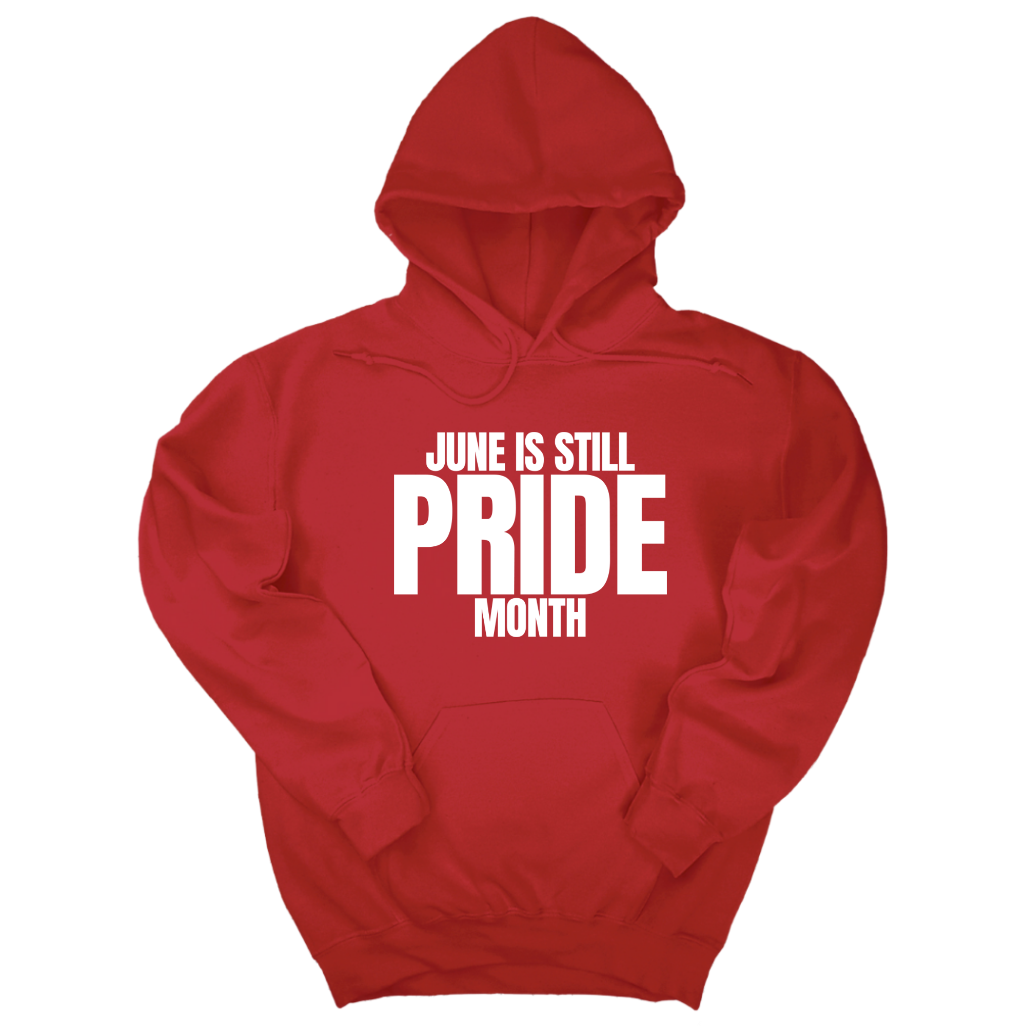 *HOODIE* June is Still Pride Month Unisex Hoodie-Hoodie-The Original God Ain't Petty But I Am