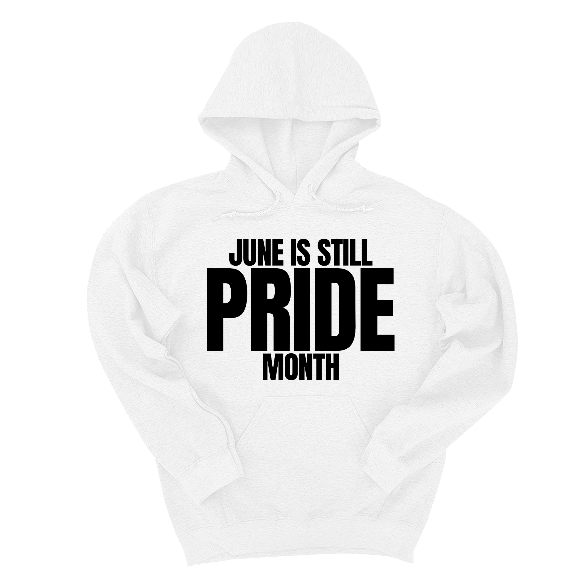 *HOODIE* June is Still Pride Month Unisex Hoodie-Hoodie-The Original God Ain't Petty But I Am