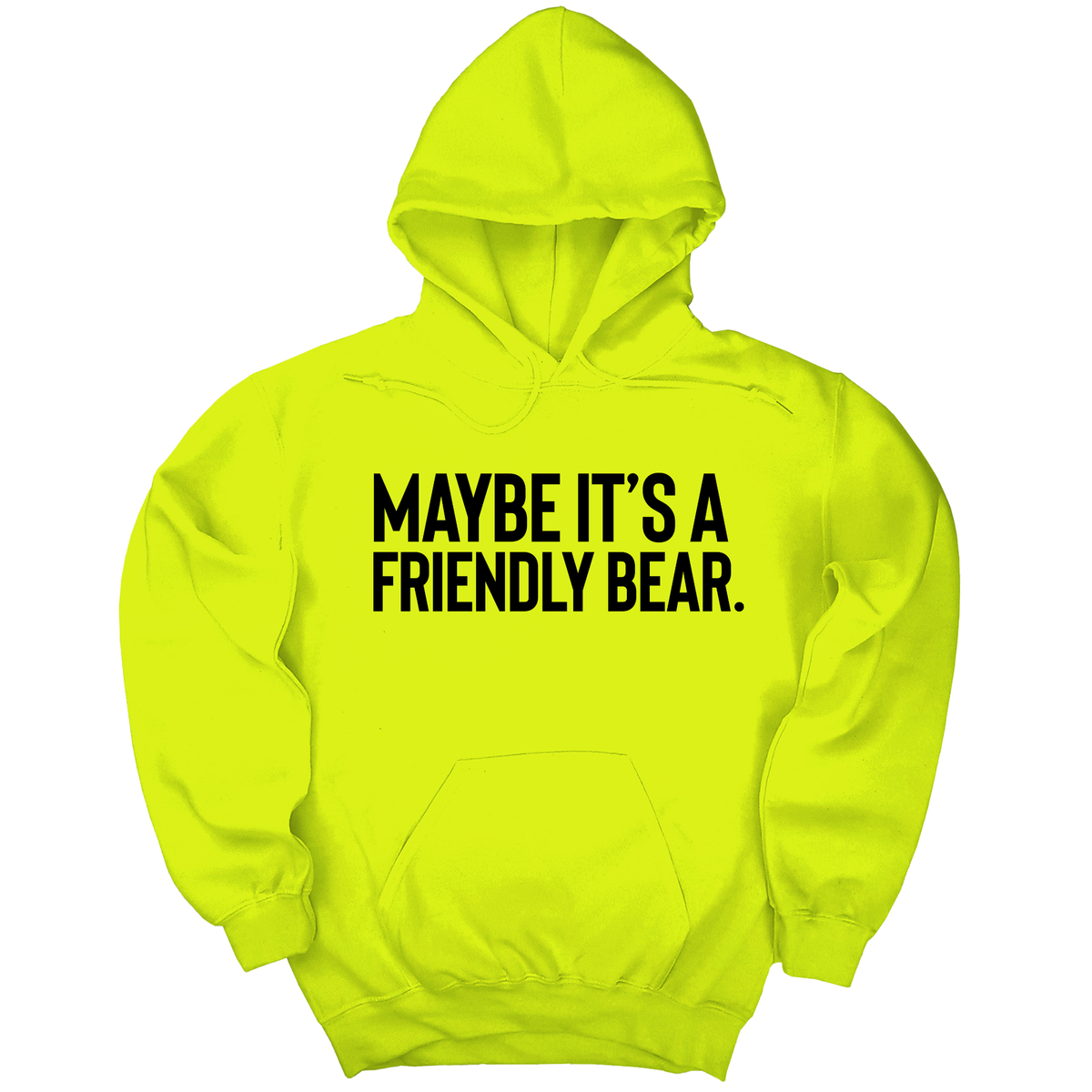 *HOODIE* Maybe It’s a Friendly Bear Unisex Hoodie-Hoodie-The Original God Ain't Petty But I Am