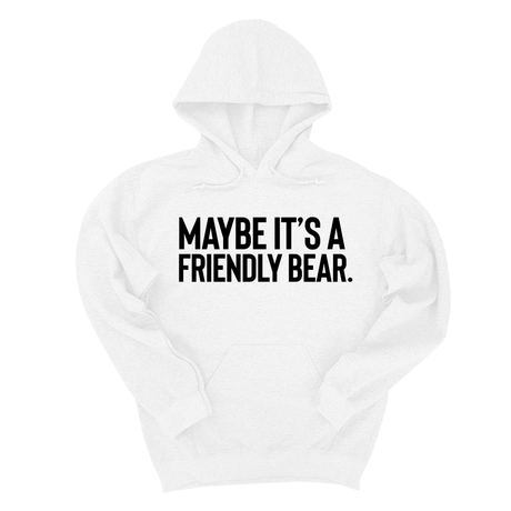 *HOODIE* Maybe It’s a Friendly Bear Unisex Hoodie-Hoodie-The Original God Ain't Petty But I Am