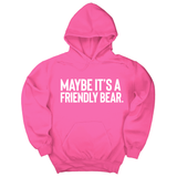 *HOODIE* Maybe It’s a Friendly Bear Unisex Hoodie-Hoodie-The Original God Ain't Petty But I Am