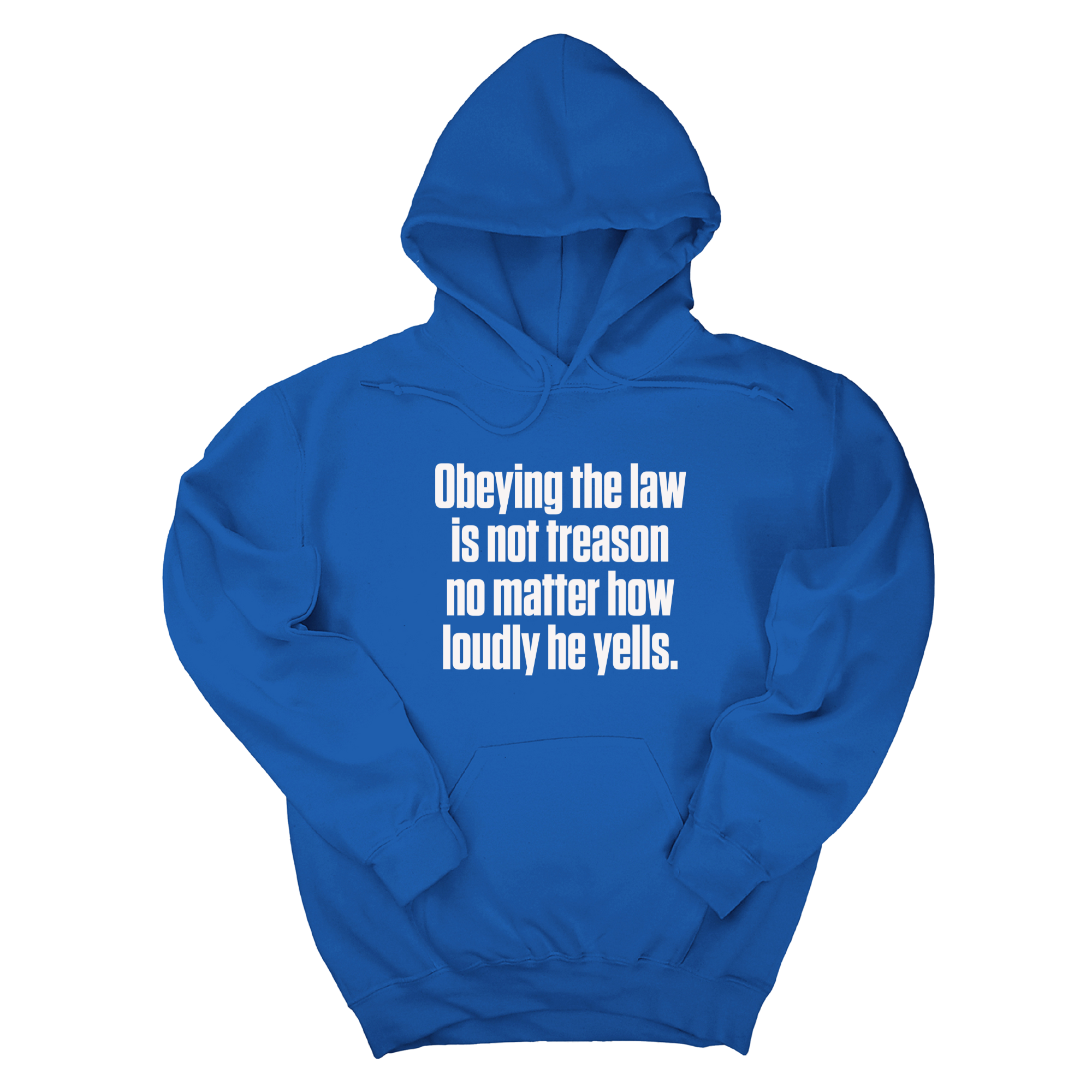 *HOODIE* Obeying the Law Is Not Treason No Matter How Loudly He Yells Unisex Hoodie-Hoodie-The Original God Ain't Petty But I Am