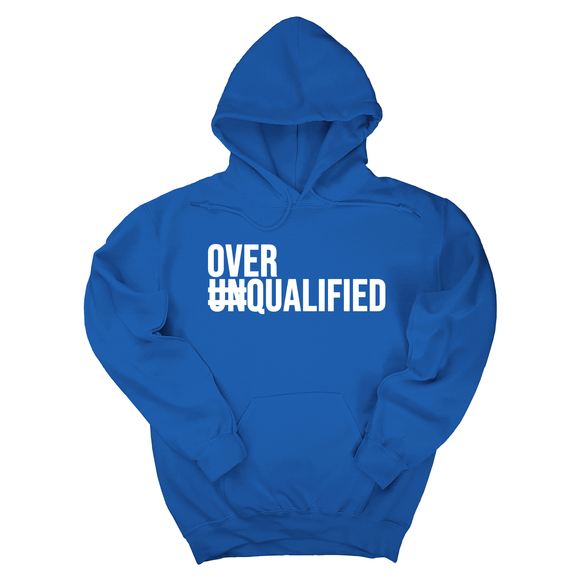 *HOODIE* Over Qualified Unisex Hoodie-Hoodie-The Original God Ain't Petty But I Am
