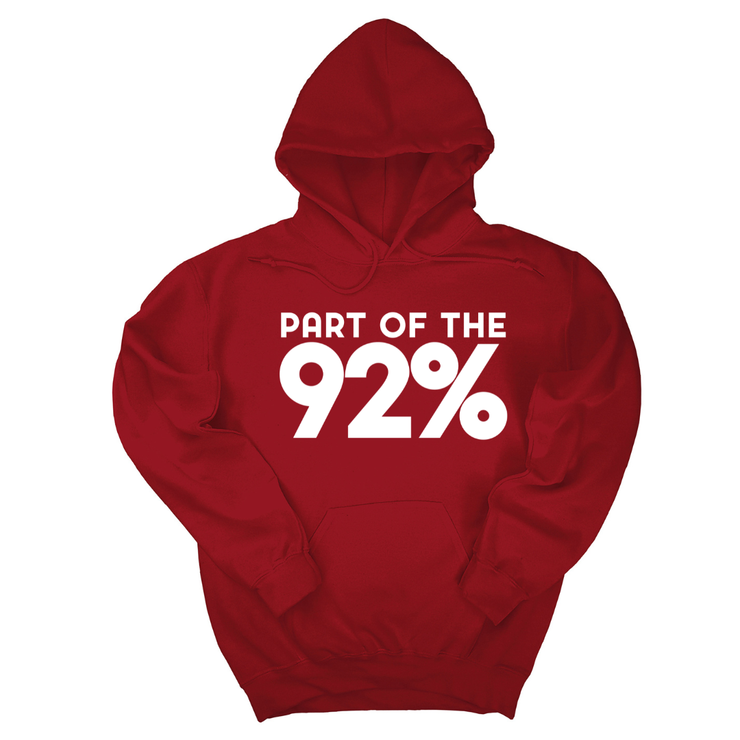 *HOODIE* Part of the 92 Percent Unisex Hoodie-Hoodie-The Original God Ain't Petty But I Am