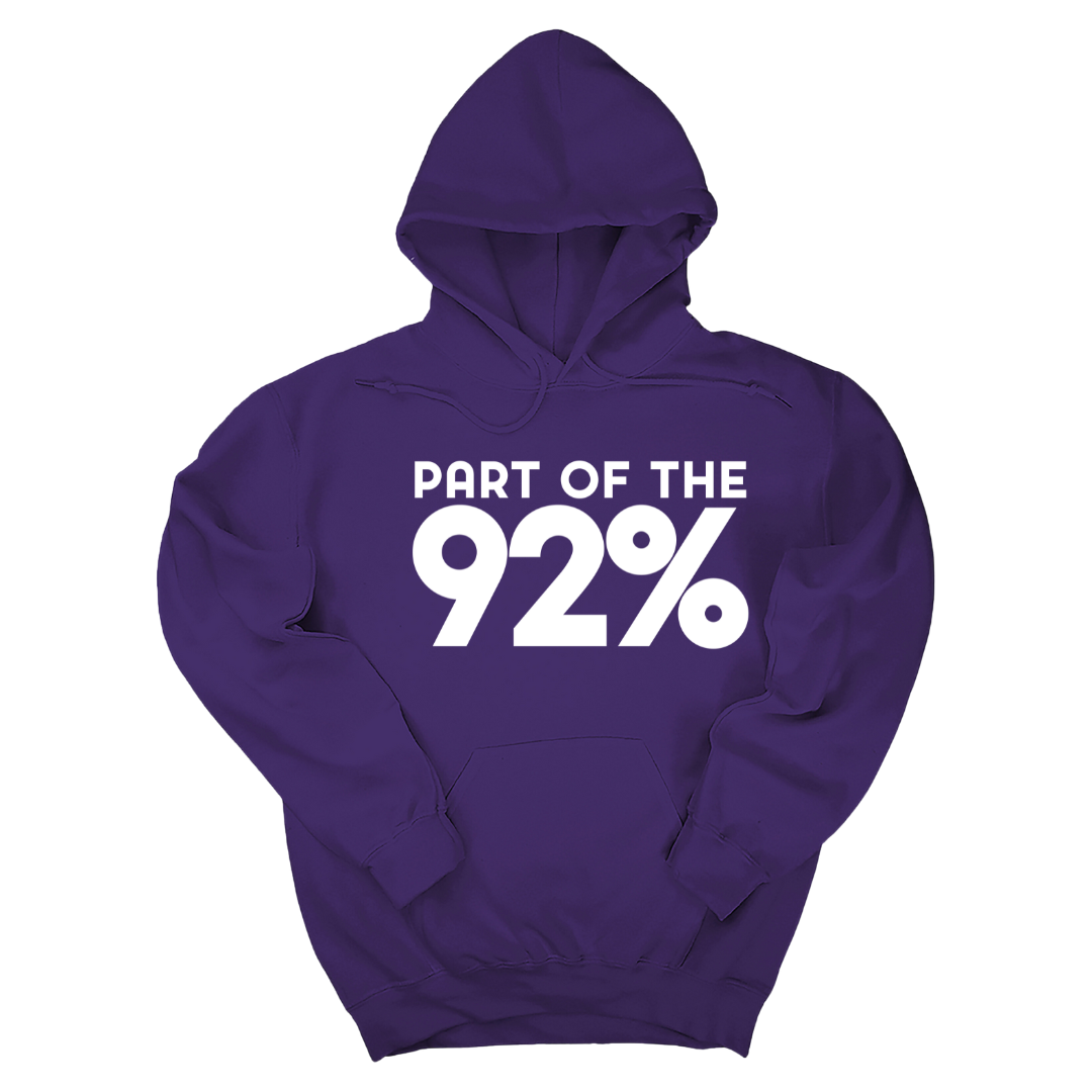 *HOODIE* Part of the 92 Percent Unisex Hoodie-Hoodie-The Original God Ain't Petty But I Am