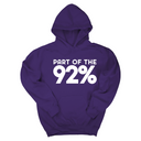 *HOODIE* Part of the 92 Percent Unisex Hoodie-Hoodie-The Original God Ain't Petty But I Am