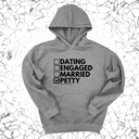 *HOODIE* Petty: Not Dating, Engaged, or Married Unisex Hoodie-Hoodie-The Original God Ain't Petty But I Am
