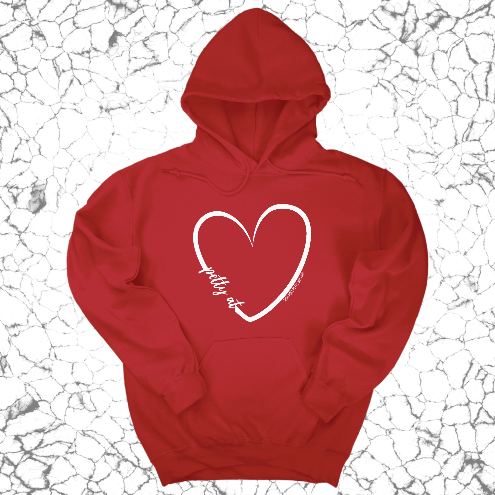 *HOODIE* Petty at Heart Unisex Hoodie-Hoodie-The Original God Ain't Petty But I Am