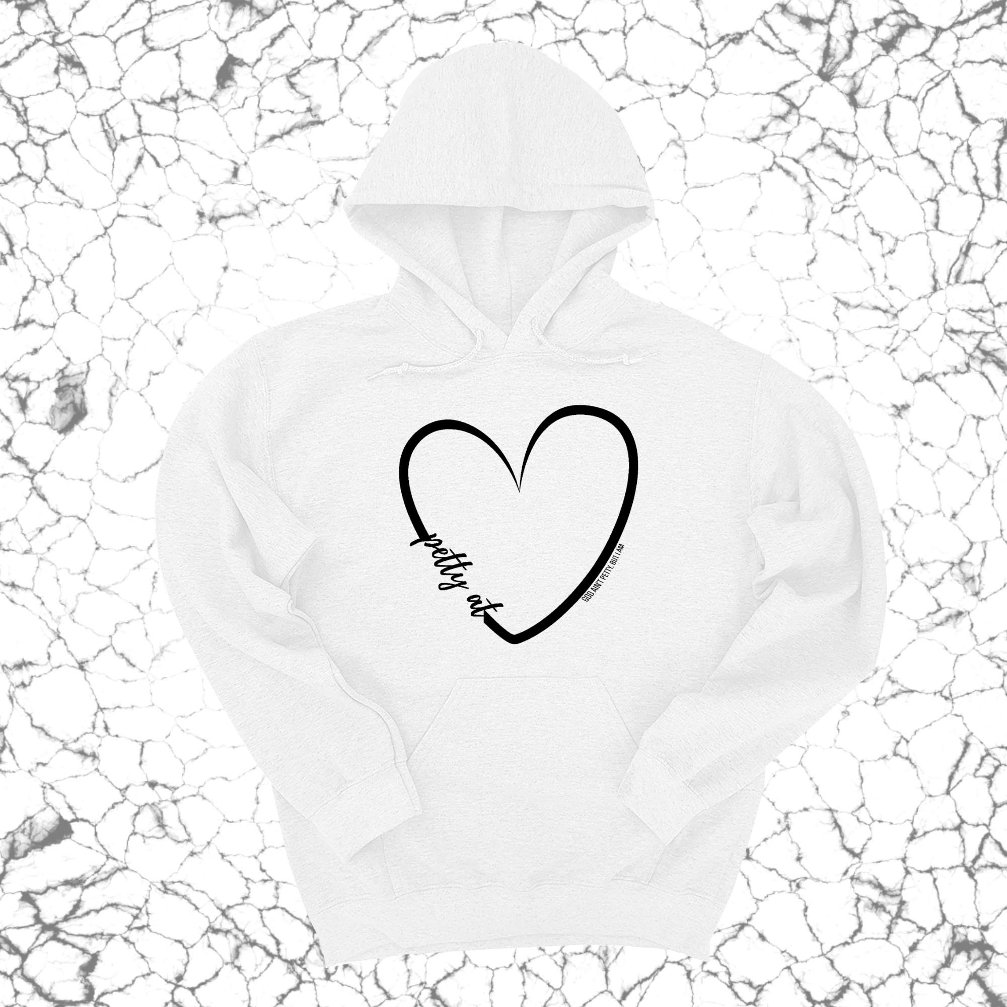 *HOODIE* Petty at Heart Unisex Hoodie-Hoodie-The Original God Ain't Petty But I Am