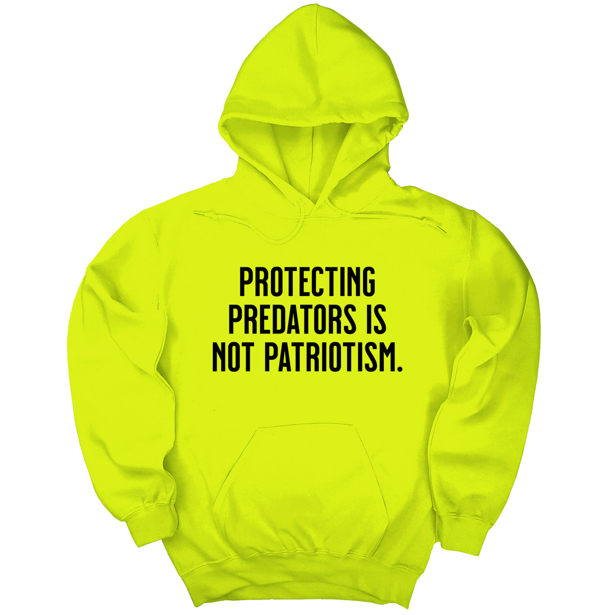 *HOODIE* Protecting Predators Is Not Patriotism Unisex Hoodie-Hoodie-The Original God Ain't Petty But I Am