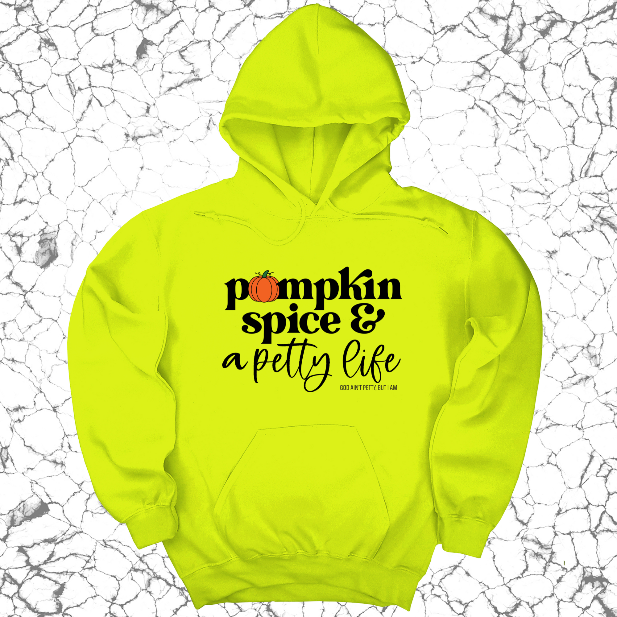 *HOODIE* Pumpkin Spice and a Petty life Unisex Hoodie-Hoodie-The Original God Ain't Petty But I Am