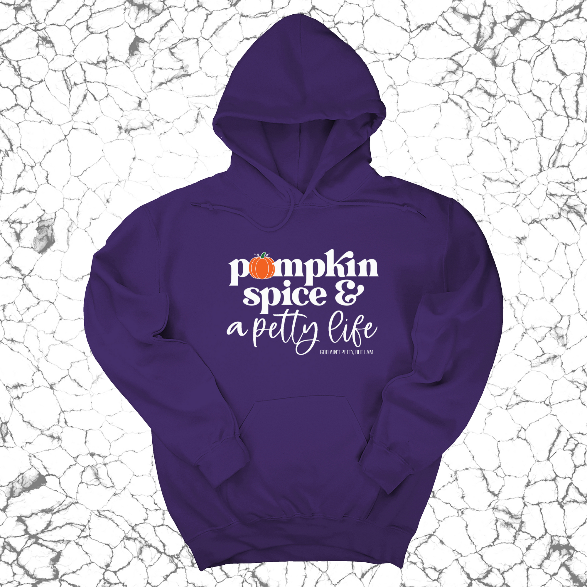 *HOODIE* Pumpkin Spice and a Petty life Unisex Hoodie-Hoodie-The Original God Ain't Petty But I Am