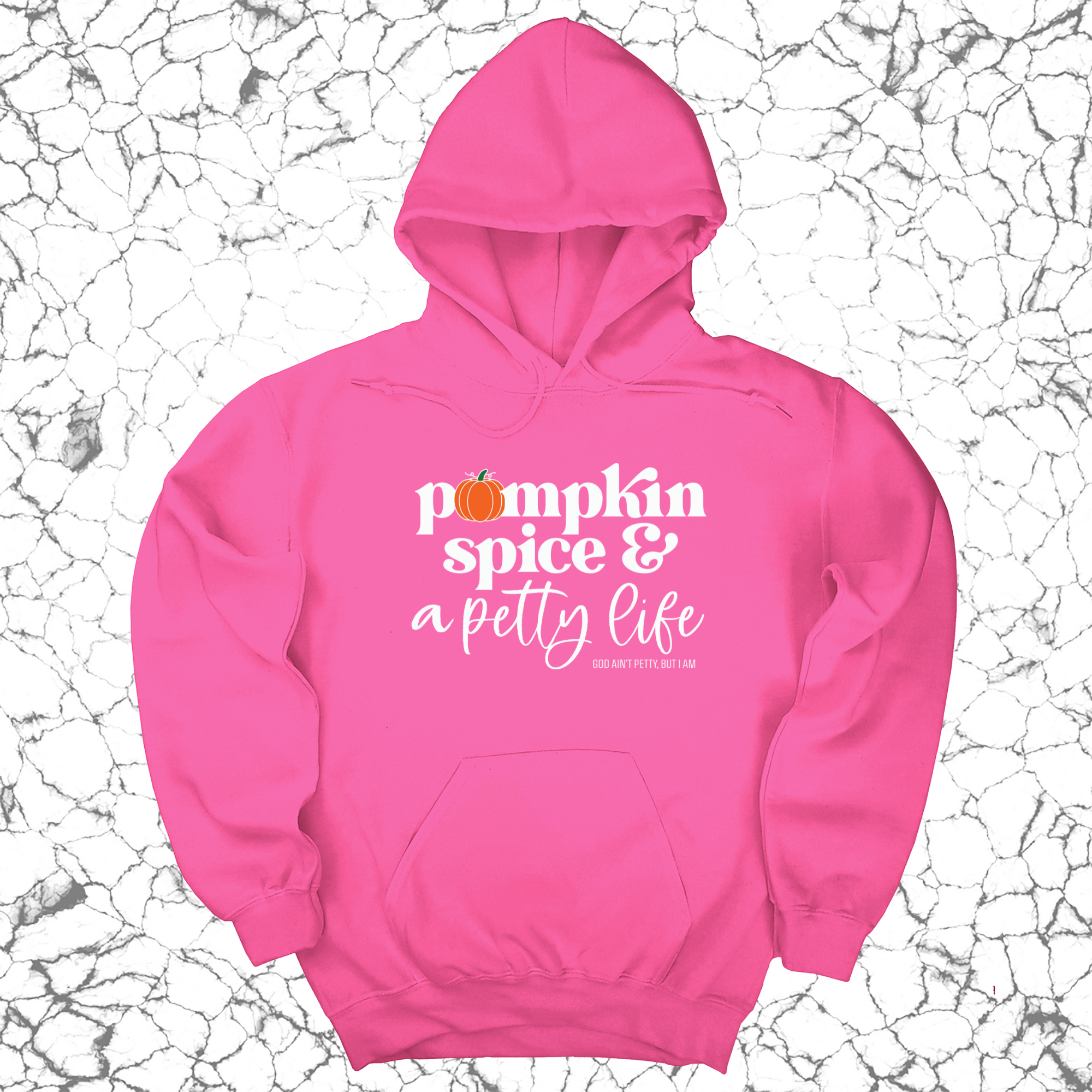 *HOODIE* Pumpkin Spice and a Petty life Unisex Hoodie-Hoodie-The Original God Ain't Petty But I Am