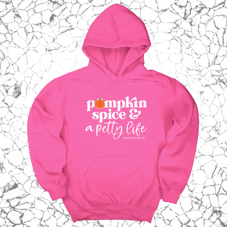 *HOODIE* Pumpkin Spice and a Petty life Unisex Hoodie-Hoodie-The Original God Ain't Petty But I Am