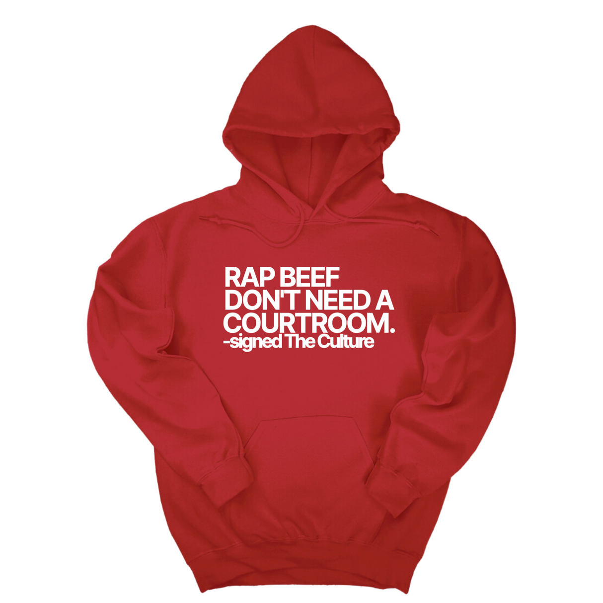 *HOODIE* Rap Beef Don't Need a Courtroom Unisex Hoodie-Hoodie-The Original God Ain't Petty But I Am