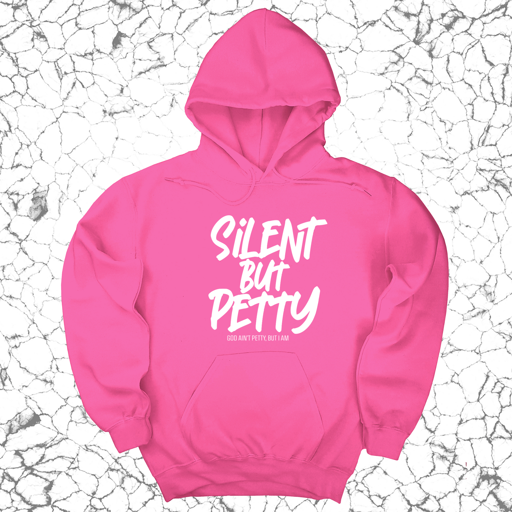 *HOODIE* Silent but Petty Unisex Hoodie-Hoodie-The Original God Ain't Petty But I Am