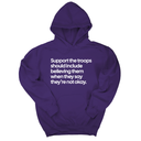 *HOODIE* Support the Troops Should Include Believing Them When They Say They’re Not Okay Unisex Hoodie-Hoodie-The Original God Ain't Petty But I Am