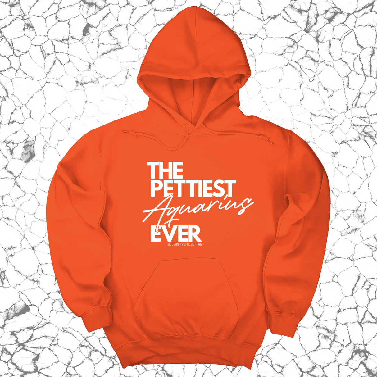 *HOODIE* The Pettiest Aquarius Ever Unisex Hoodie-Hoodie-The Original God Ain't Petty But I Am