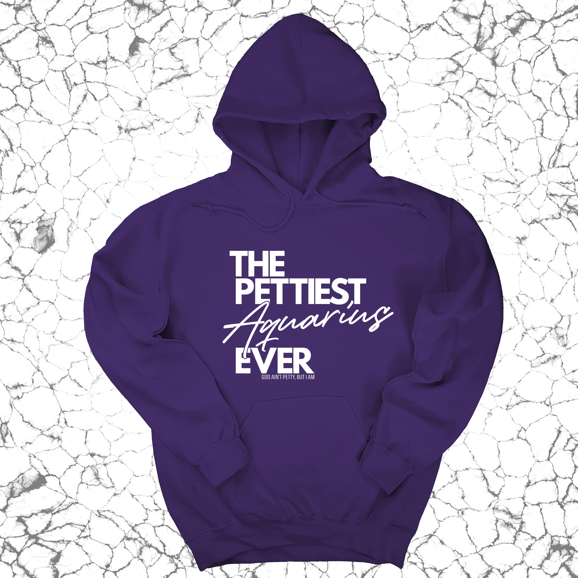 *HOODIE* The Pettiest Aquarius Ever Unisex Hoodie-Hoodie-The Original God Ain't Petty But I Am