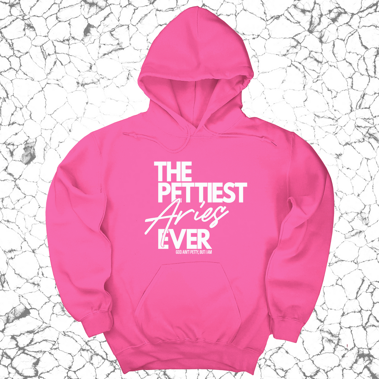 *HOODIE* The Pettiest Aries Ever Unisex Hoodie-Hoodie-The Original God Ain't Petty But I Am